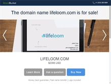 Tablet Screenshot of lifeloom.com